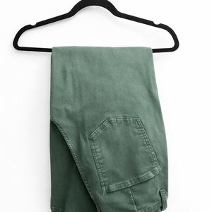 Casual Green Utility Pants